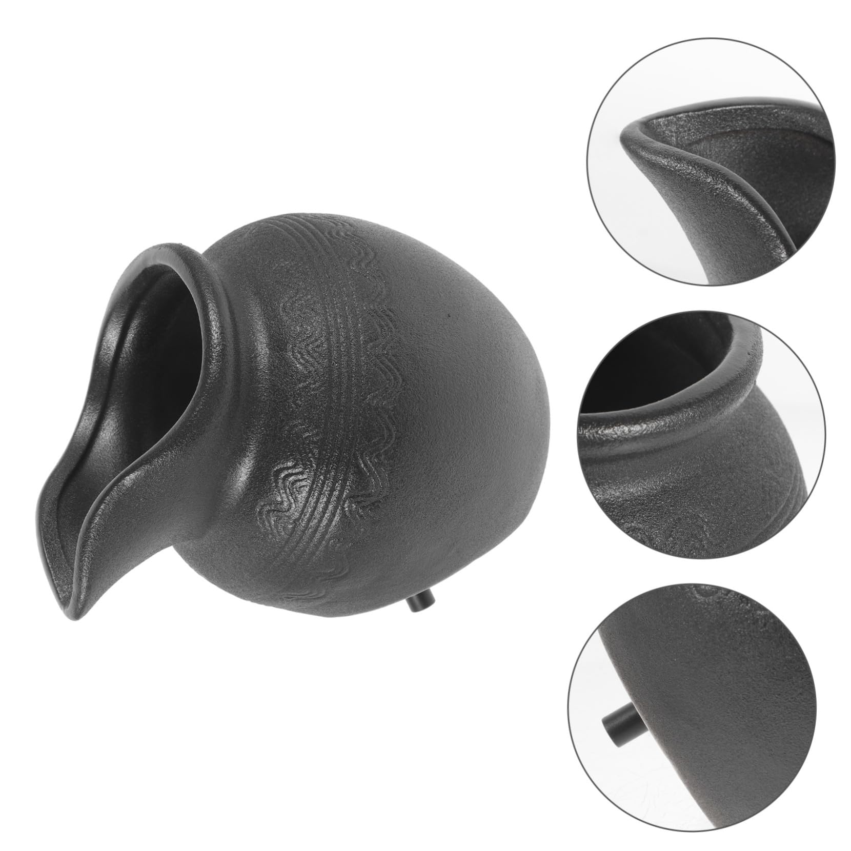 SUPVOX Fontana Circolare in Ceramica per Balcone e Giardino Decorazione Vaso per Esterni e Interni Flusso d'Acqua Naturale Facile da Collocare e Durevole