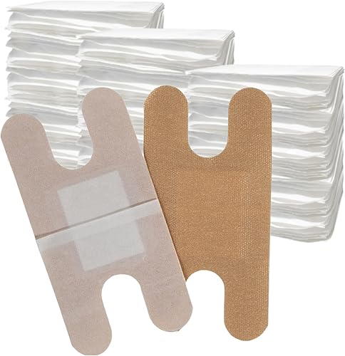 Vendajes adhesivos de tela para nudillos paquete de 300 vendajes adhesivos estériles pesados flexibles y transpirables con almohadilla antiadherente