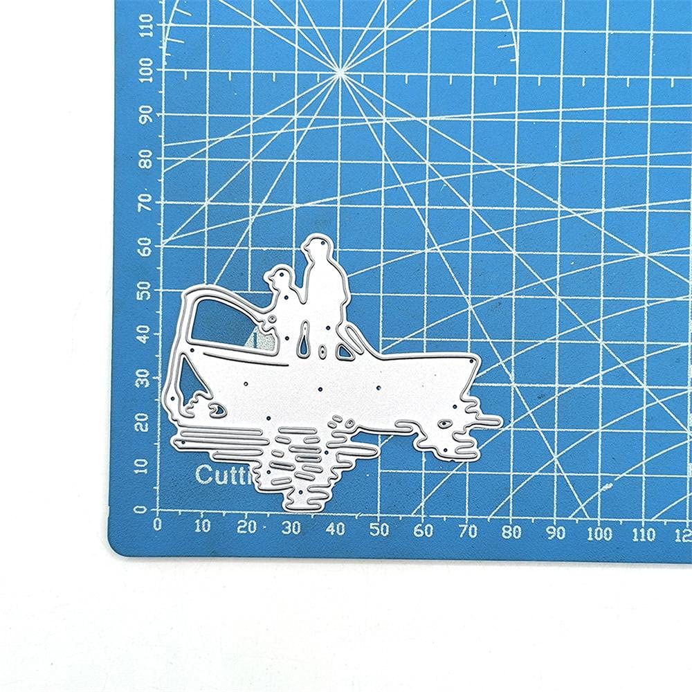 WuLi77 5 pezzi Fustella Marine Life Metallo Stencil per fai da te di