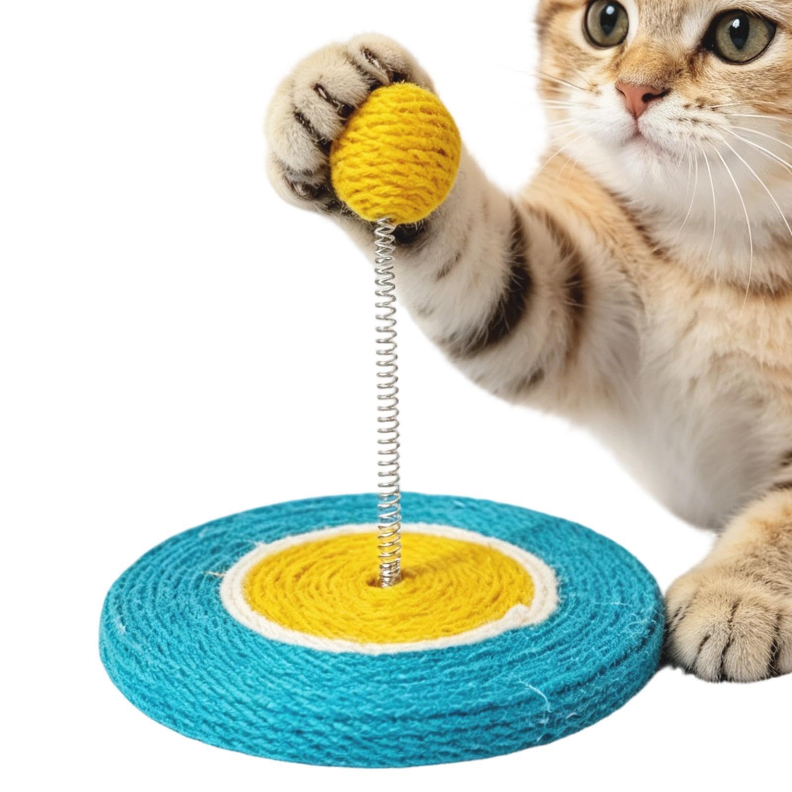 Griffoir chat en sisal pour stopper les griffures sur les meubles et stimuler le jeu