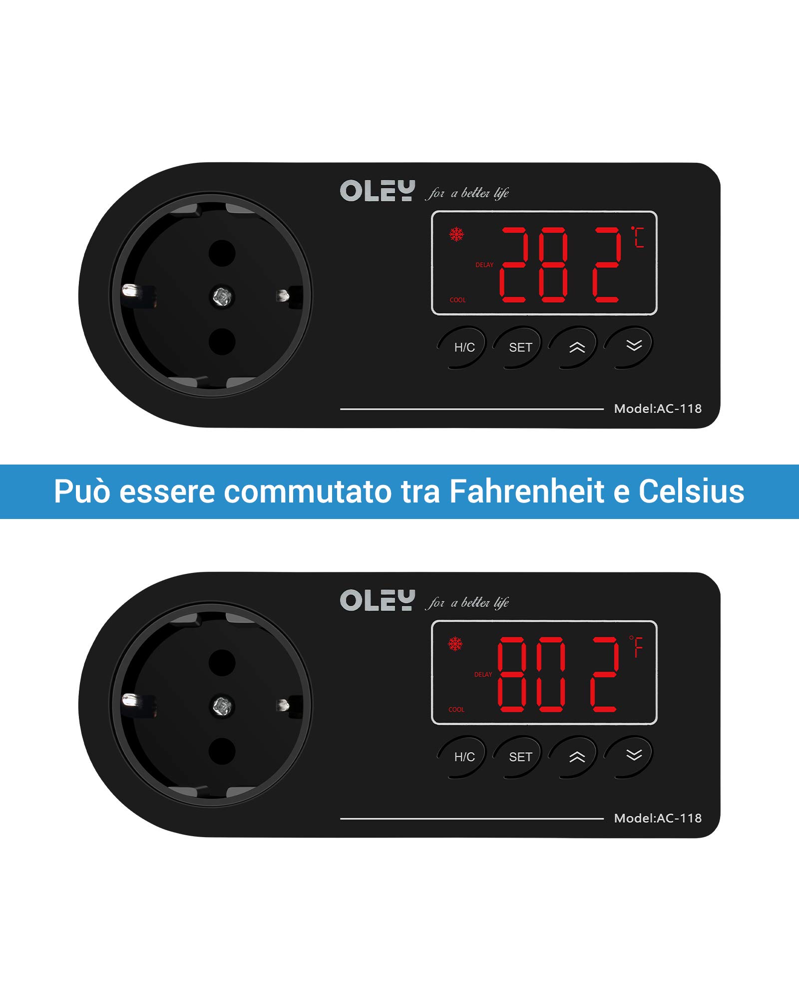 NICREW Termoregolatore, Presa Termostato Digitale di Raffreddamento e Riscaldamento, Digitale Termoregolatore per Serpenti, Tartarughe, Lucertole, Gechi ed Altri Rettili