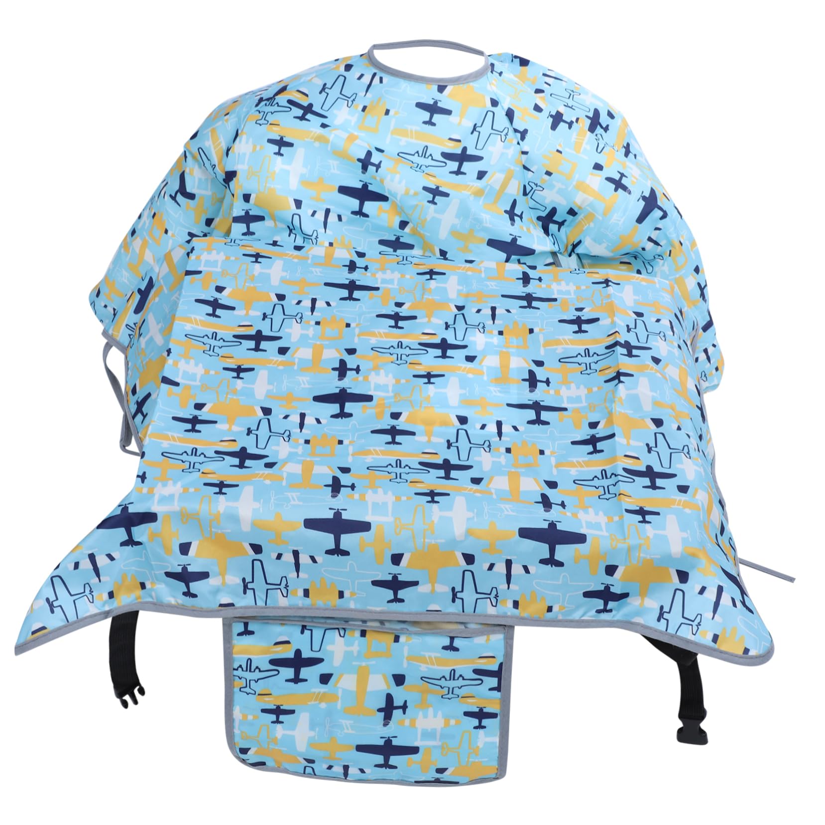 ifundom copertura della sedia da pranzo grembiule Bavaglini carinissimi bavaglini sbavati bavaglini neonata salviette bavaglino a maniche lunghe bavaglino per bambini poliestere Blue