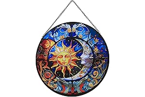 Stained Glass Sun Catcher: Celestial Charm for Windows