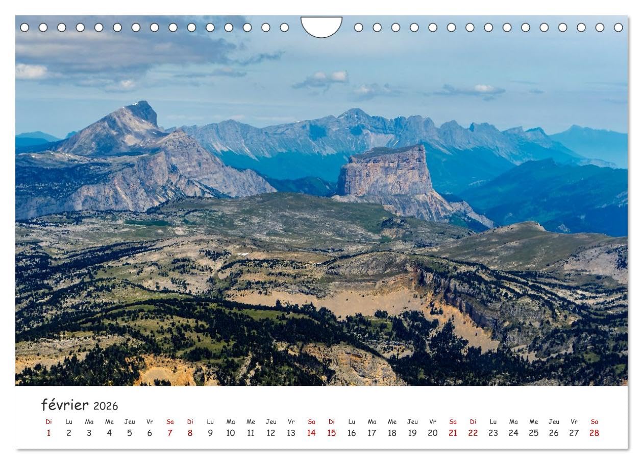 Les Hauts du Vercors (Calendrier mural 2026 DIN A4 vertical), CALVENDO calendrier mensuel: À la découverte des Hauts-Plateaux du Vercors