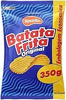 BATATA CHIPS ONDULADA AMAVITA SABOR ORIGINAL 350G