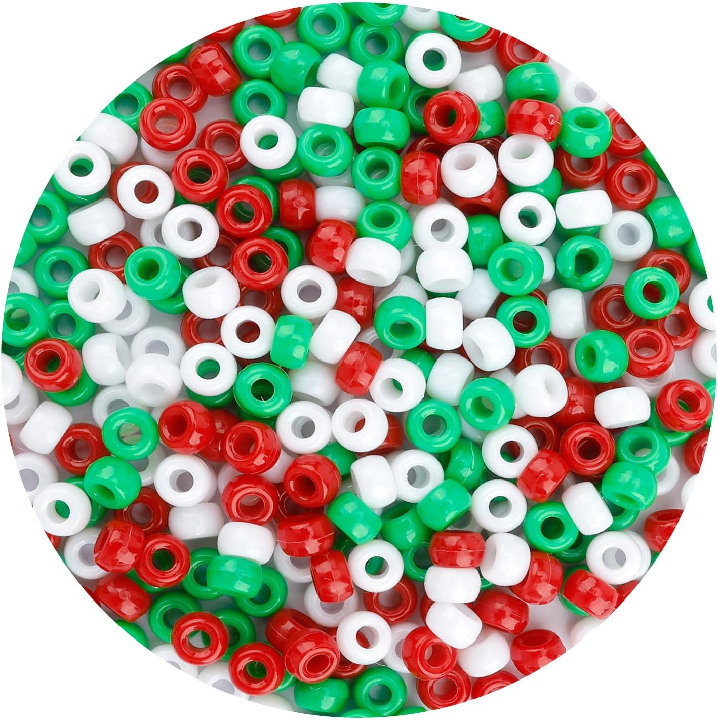 Amazon.com: BULK PARADISE 3000 Pcs Pony Beads - Plastic Beads for
