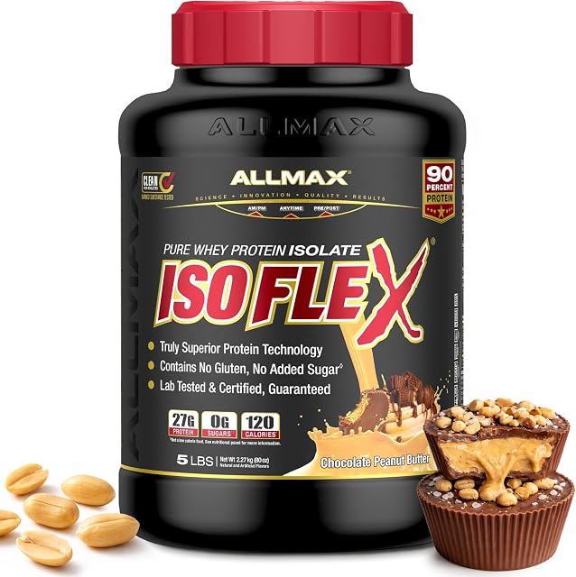 ALLMAX nutrition isoflex beurre d'arachide chocolat 5 C'est vrai. 2.61 Kilogramme
