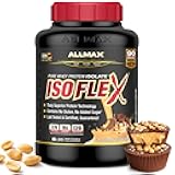ALLMAX ISOFLEX Pure Whey Isolate Protein Powder - Gluten Free, Low Lactose, Sugar-Free - High-Protein, Clean, Keto-Friendly, Pre Post Workout Supplement, Women and Men | Chocolate Peanut Butter, 5lb