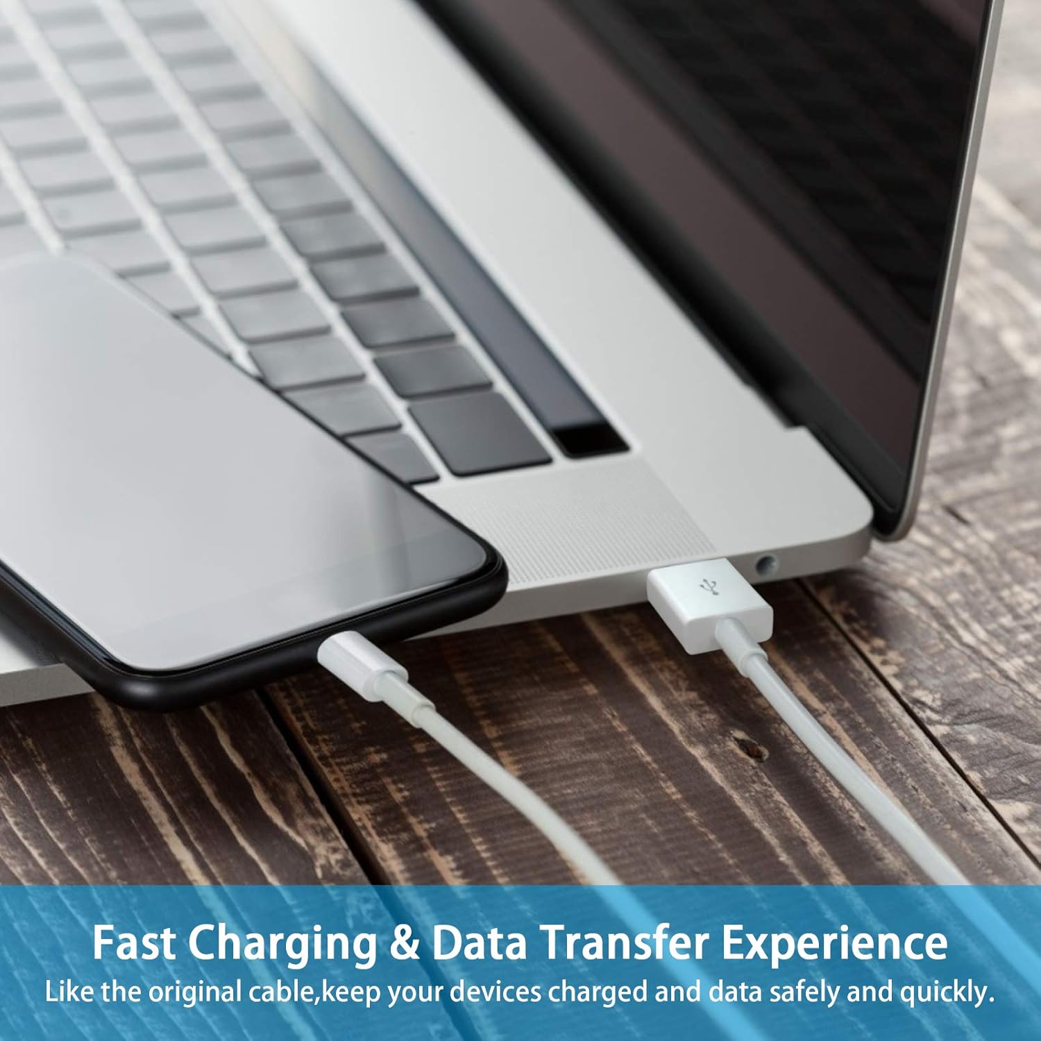 juusmart iPhone Charger Cables, Original [Apple MFi Certified] 3 Pack Lightning to USB Cable Compatible with iPhone 11/Pro/X/Xs Max/XR/8 Plus /7 Plus/6/ iPad Pro/Air/Mini (1M/3.3FT) : Electronics