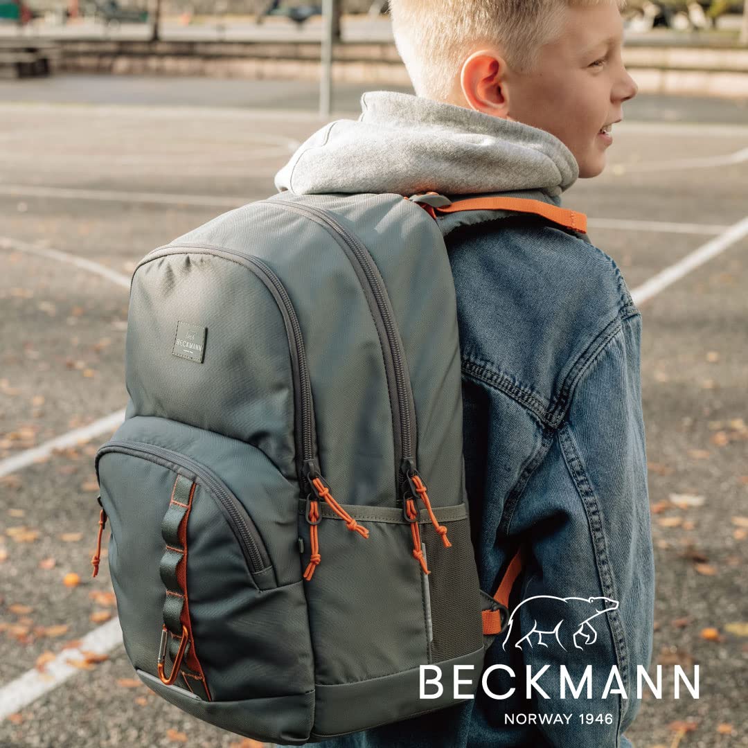 Beckmann, Sac à dos de sport pour école secondaire de 3 à 7e année avec housse de pluie incluse, 30 l