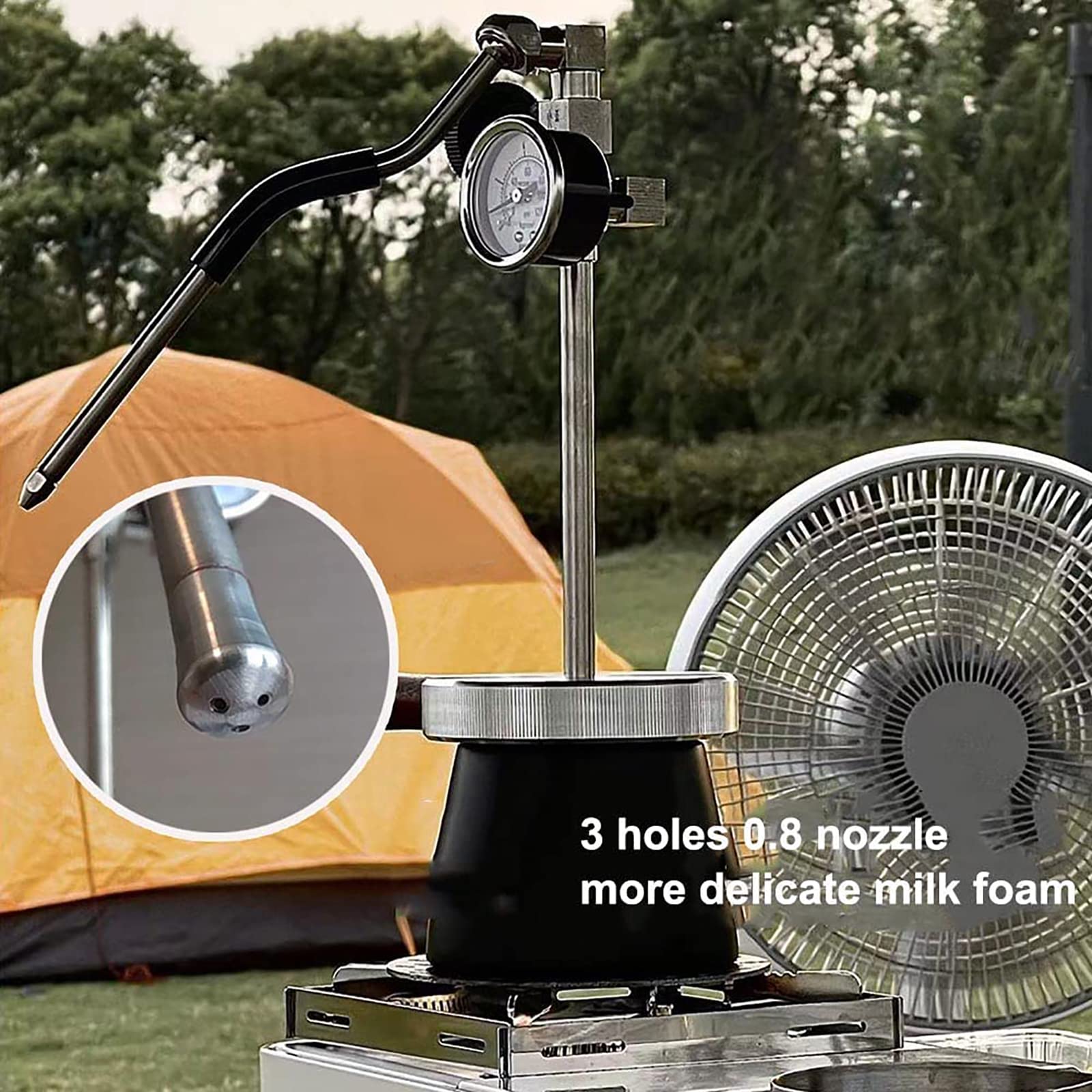 Amazon｜アウトドアミルク泡立て器、スチームミルク泡立て器、0.8mm 3