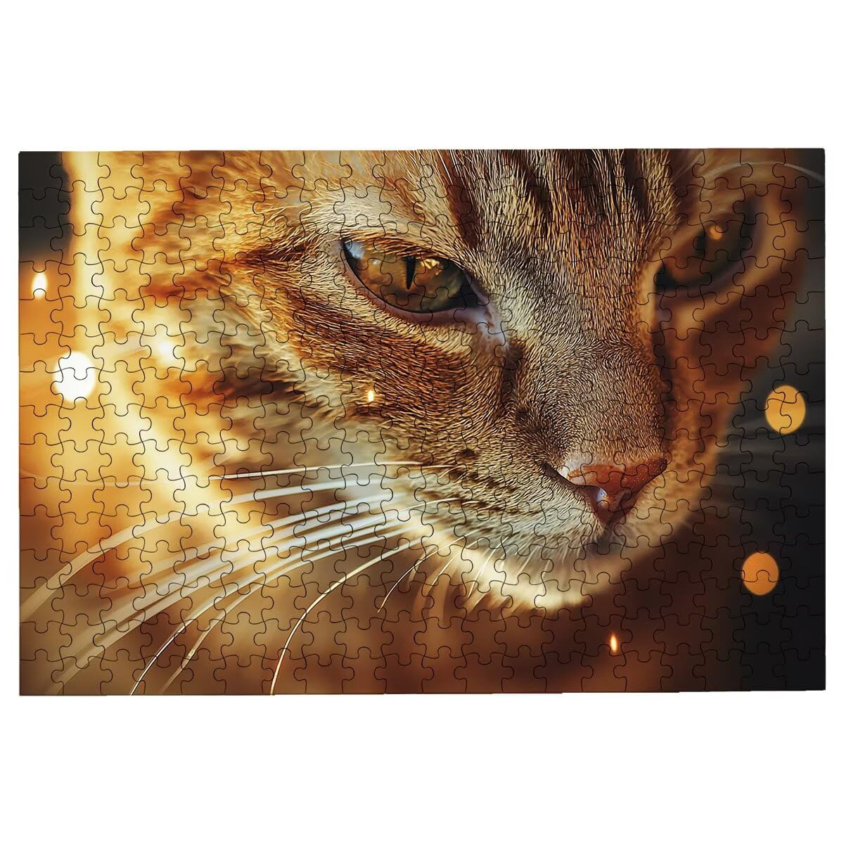 Puzzle 4000 Pezzi Gatto, Puzzle Adulti Animale, Puzzles in Legno con Squisita Scatola di Imballaggio, Classici Puzzles Educativi per Adulti eTutta La Famiglie, Come Regalo Uomo, Decorazioni Casa -3599
