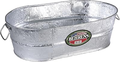 Behrens 10.5 gal. Steel Tub Oval