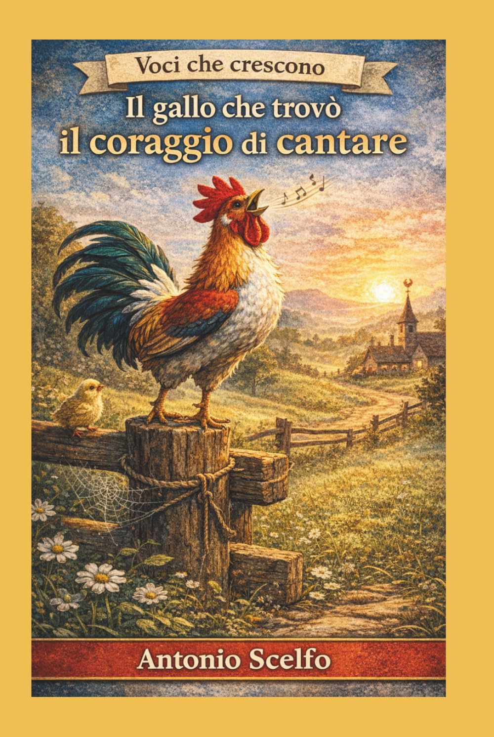 IL GALLO CHE TROVO' IL CORAGGIO DI CANTARE: UNA STORIA SUL CORAGGIO DI ESSERE SE' STESSI (Voci che crescono)