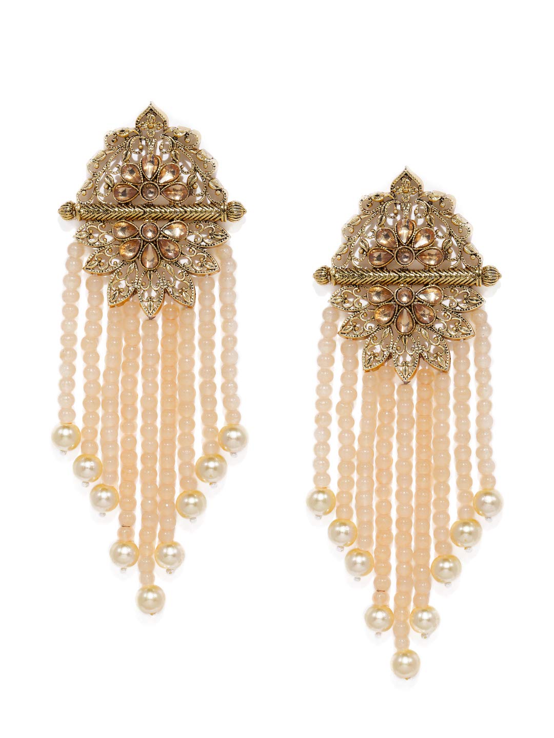 See full amazon price history chart for Zaveri Pearls Fringe Beaded Tassel Earring For Women-ZPFK9187 Zaveri Pearls Fringe Beaded Tassel Earring For Women-ZPFK9187 (B081L75PLG) Amazon Price History, Amazon Price Tracker