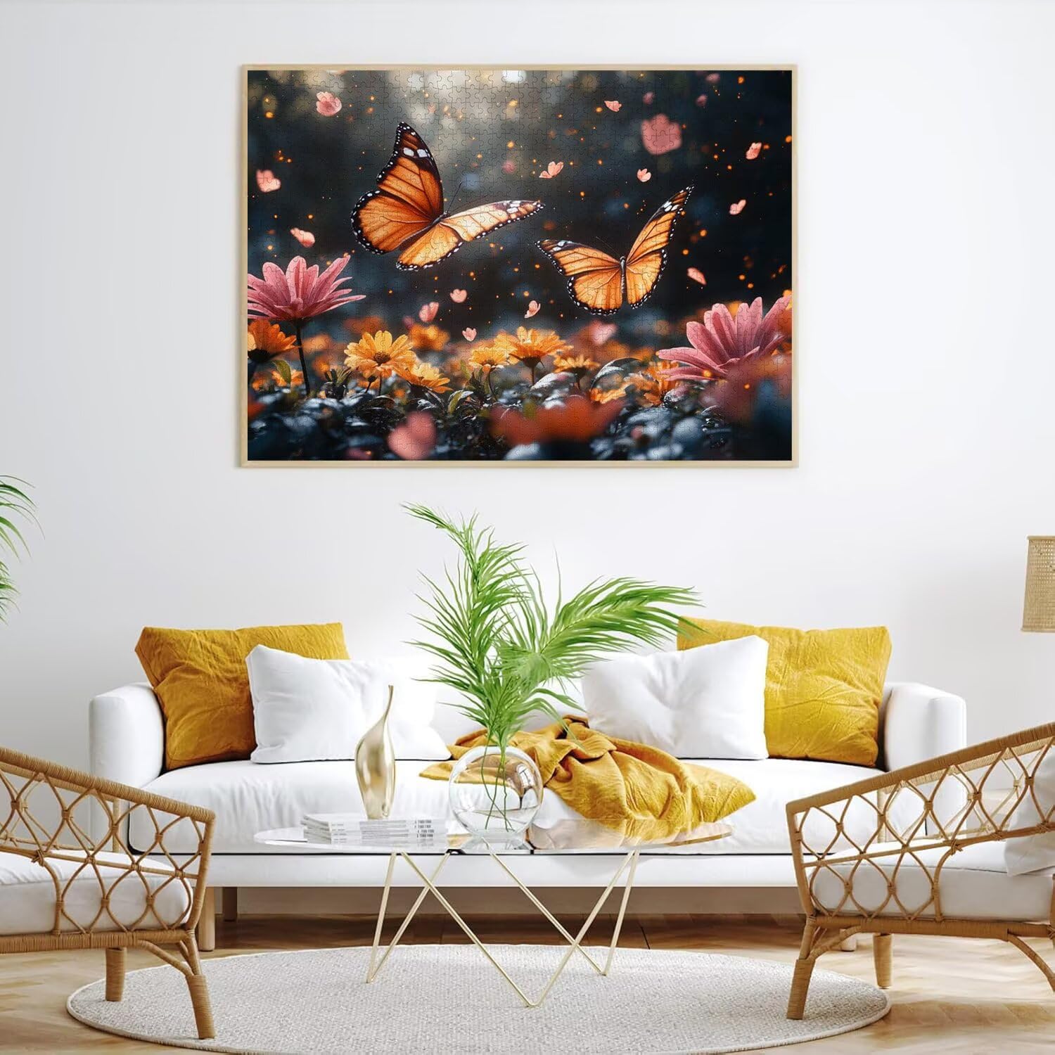Puzzle dla dorosłych 6000, kwiat motyla, 179 x 105 cm, n-235