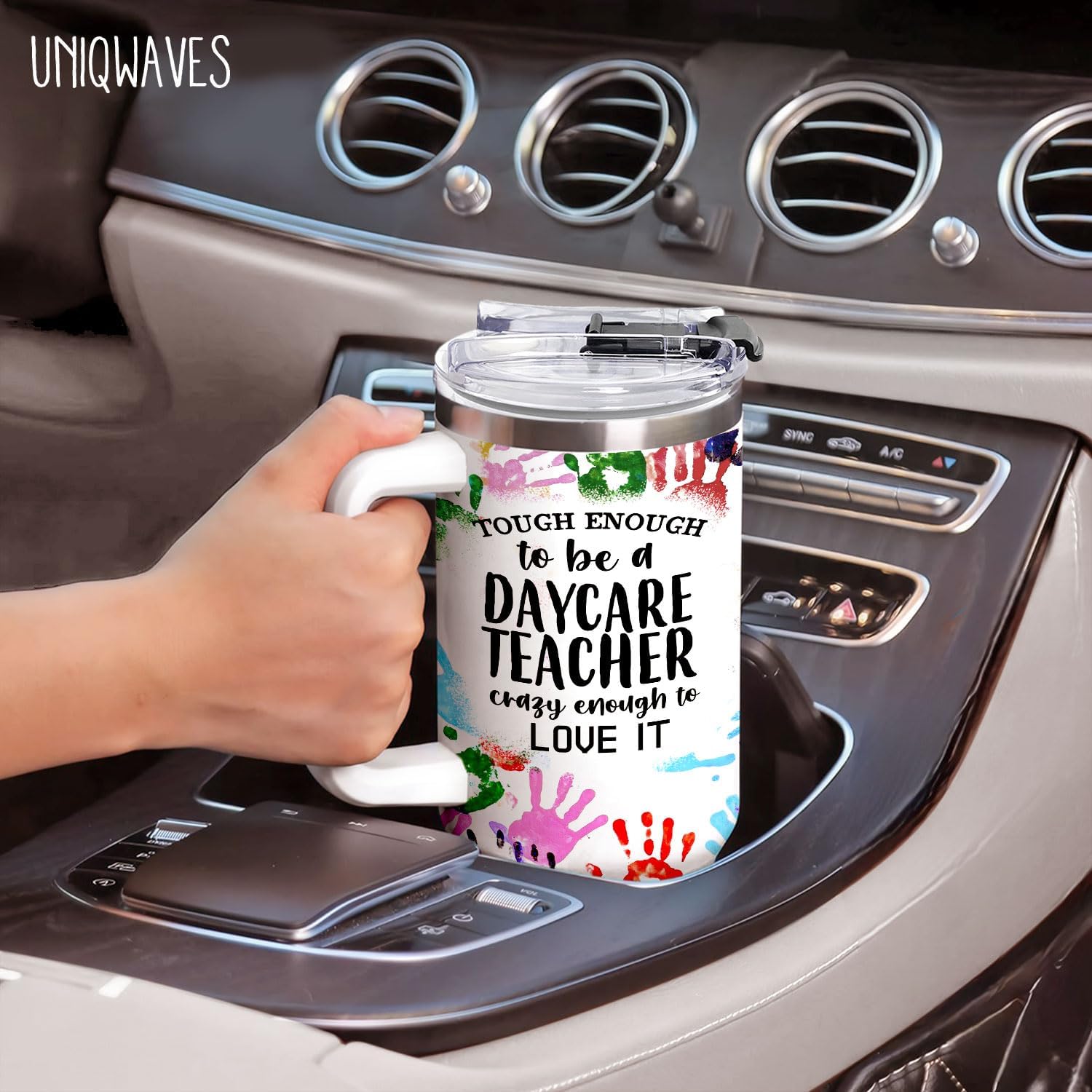 Daycare Teacher Gifts for Women,40oz Teacher Tumbler Gifts for Daycare Teachers on Thank you, Day-care Teachers Cup Appreciation Gift for Goodbye Gift, Birthday,Christmas - Image 4
