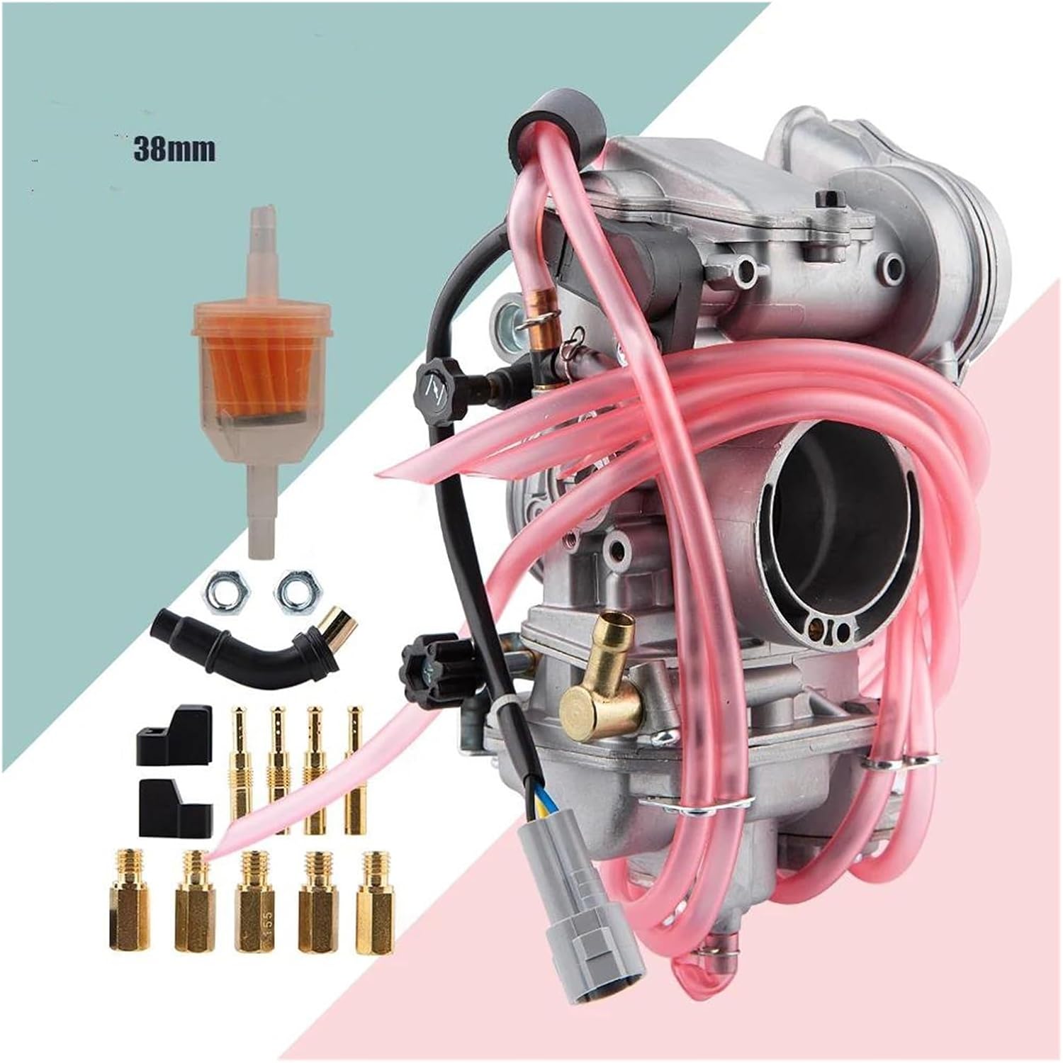 Engine Carburettor Motorcycle Carburetor FCR38Y 38mm For WR-250F For YZ250F For WR250F For YZ-250F 2001-2013 Slant Side Carb Dirt Bike Carburetor