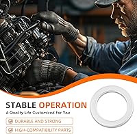 Vista 5 de 20 piezas 94109-20000 de aceite de transmisión de líquido de drenaje arandelas aplastantes juntas de aluminio de 0.787 in anillos de sello