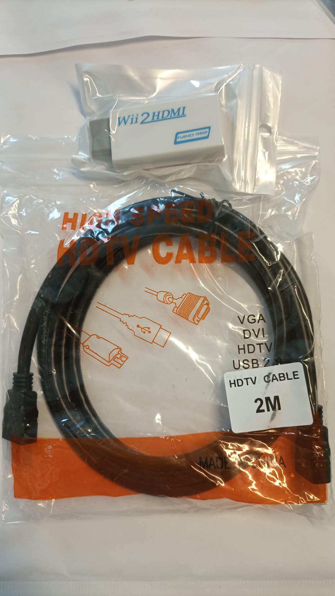 Adaptateur Wii vers HDMI, Câble de 1,5m, Résolution 1080/720, Sortie Audio 3,5mm, Plug and Play pour TV Modernes (Blanc)