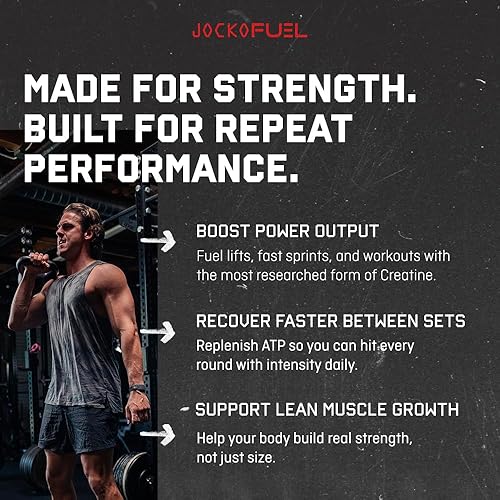 Miniatura 5 de Jocko Fuel Paquetes de creatina en barra  Paquetes de viaje de monohidrato de creatina en polvo para hombres y mujeres, suplemento para rendimiento