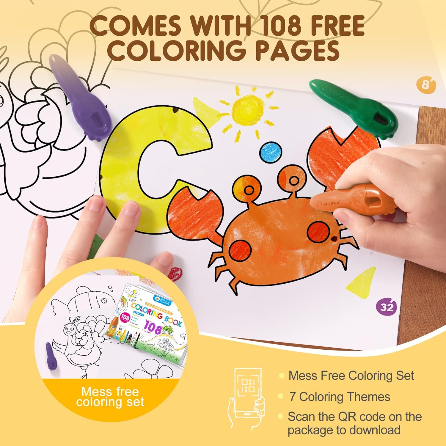 Mess Free Beeswax Crayons for Toddlers image 2