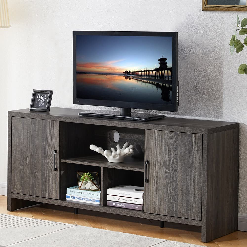 Buy LVB Rustic TV Stand for 65 Inch TV, Industrial Entertainment Center