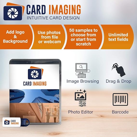 Magicard Pronto 100 Single Side Card Printer & Supplies Package (3100-0001)