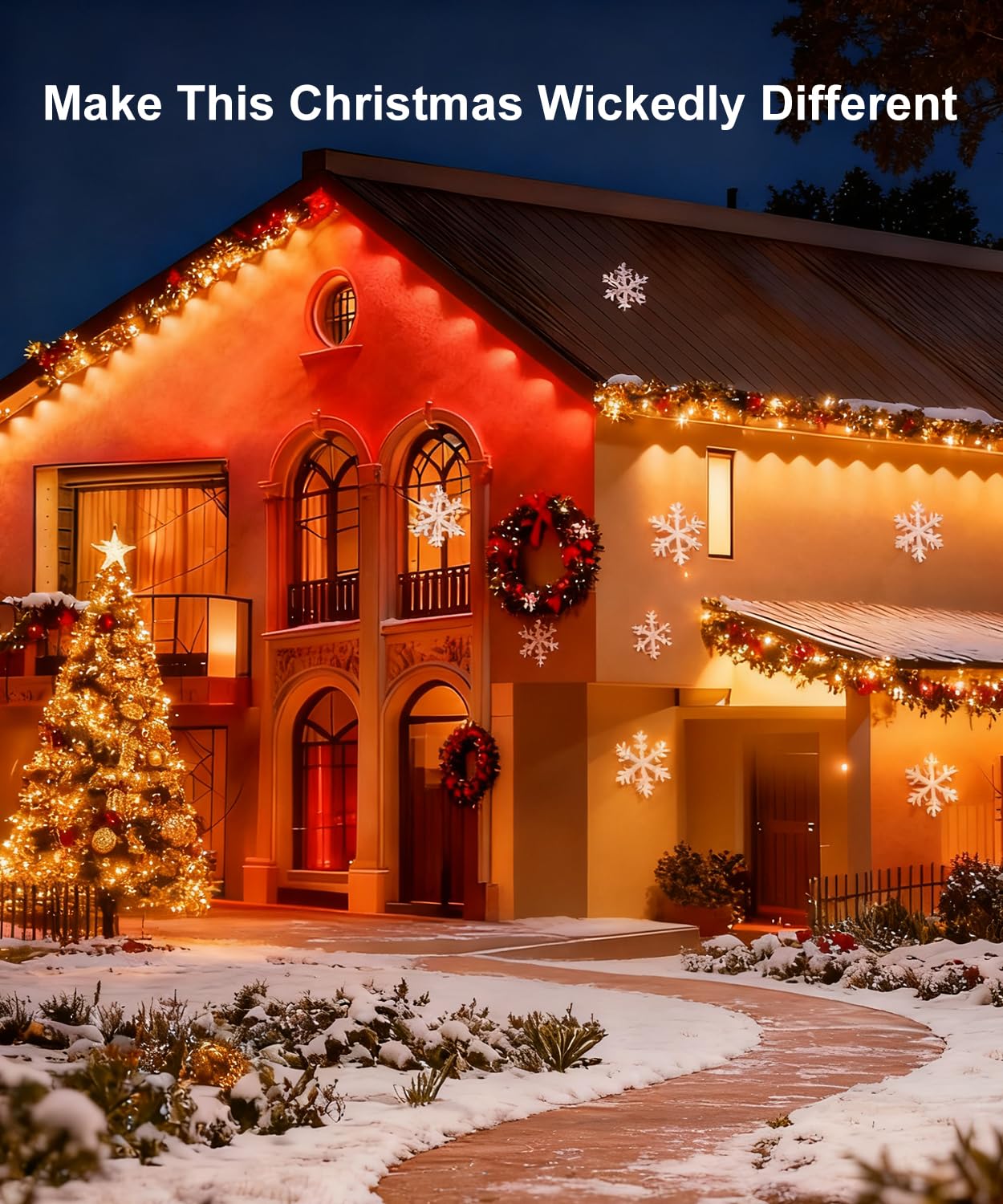 MuliVid 150Ft Permanent Outdoor Lights,Smart RGB Outdoor Lights MuliVid 150Ft Permanent Outdoor Lights,Smart RGB Outdoor Lights