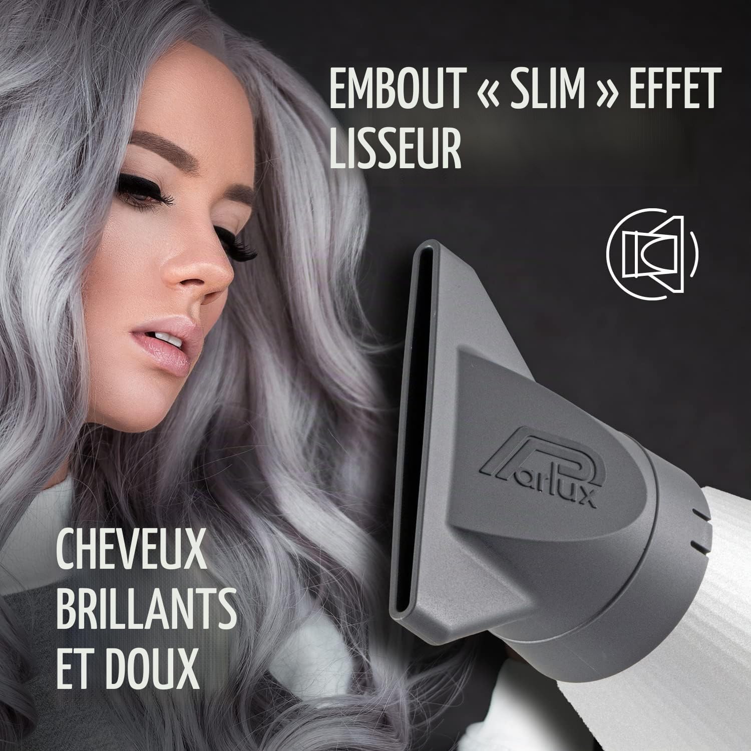 Parlux Digitalyon - sèche-cheveux argent