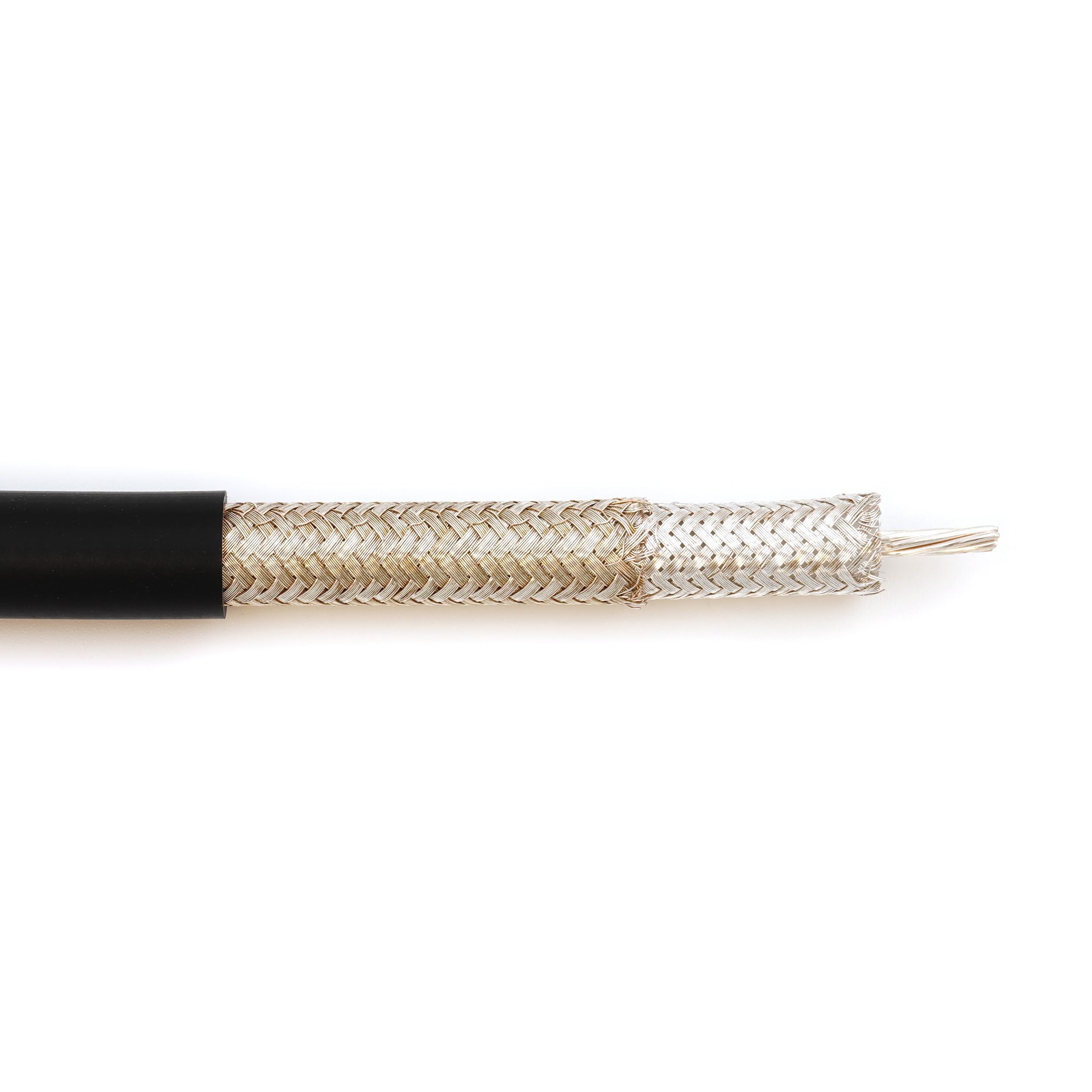RG214 25m Câble coaxial — Cuivre argenté RG214U 50 Ohm RF Coax — compatible avec les connecteurs N Type SMA BNC TNC PL259 — pour VHF UHF CB Radio HAM Router Antenna 4G 5G — Fabriqué en Italie