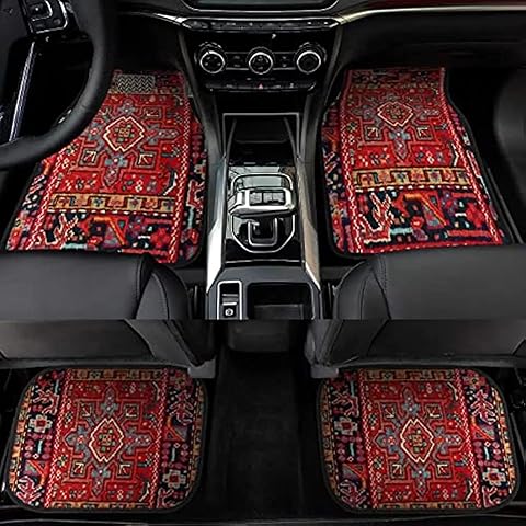 Car Floor Mats Non-Slip Automotive Floor Mats All-Weather Front Rear Car Floor Foot...