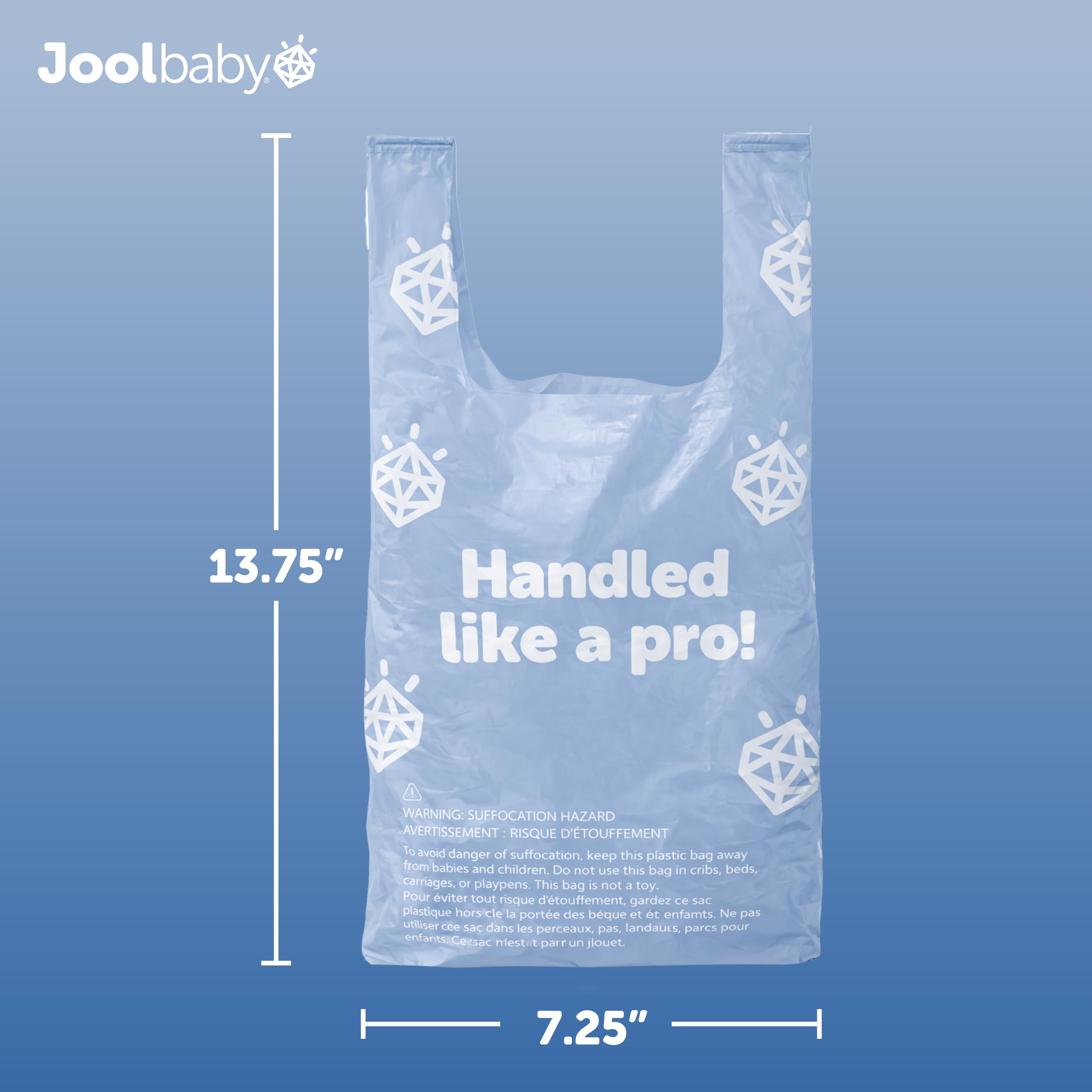 Jool Baby Diaper Disposable Bags (225 Count) - Lavender-Scented, Easy to Tie – Great for At Home & On the Go - 4