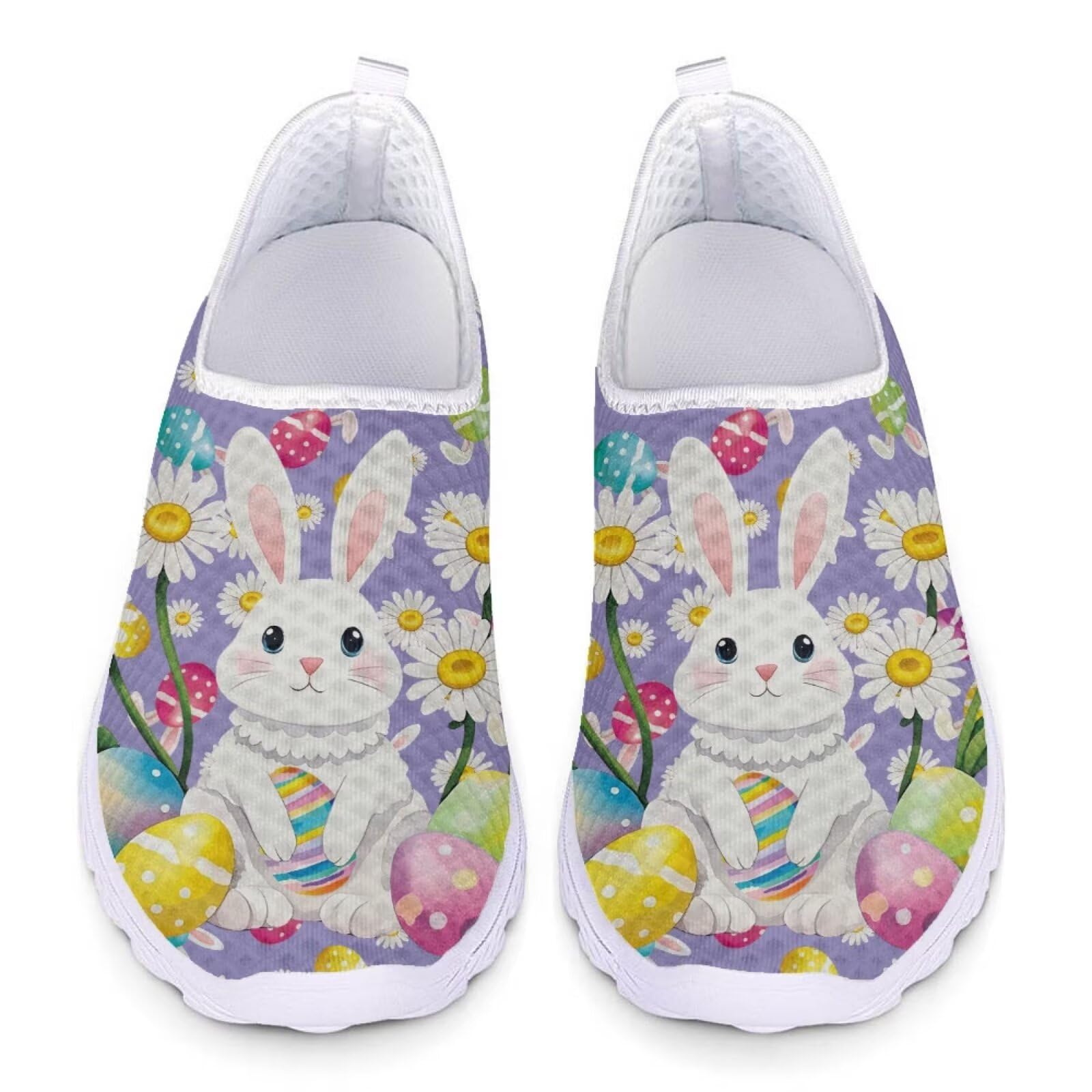 Chririnla Women Slip On Shoes Casual Walking Shoes Mesh Breathable Sneaker Party Footwear