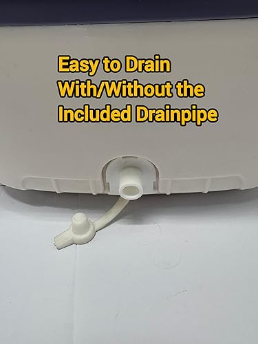 Miniatura 8 de Lavadora portátil con cesta de secado giratorio, gran capacidad de 16 litros, 36 W, ahorro de energía, compacta, plegable, mini lavadora para