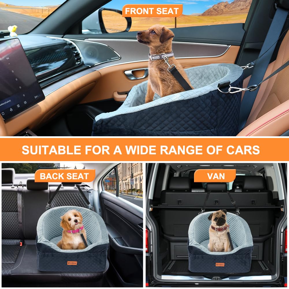 WOAI Dog Console Car Seat, Dog Car Seat, Center Console Car Dog Seat