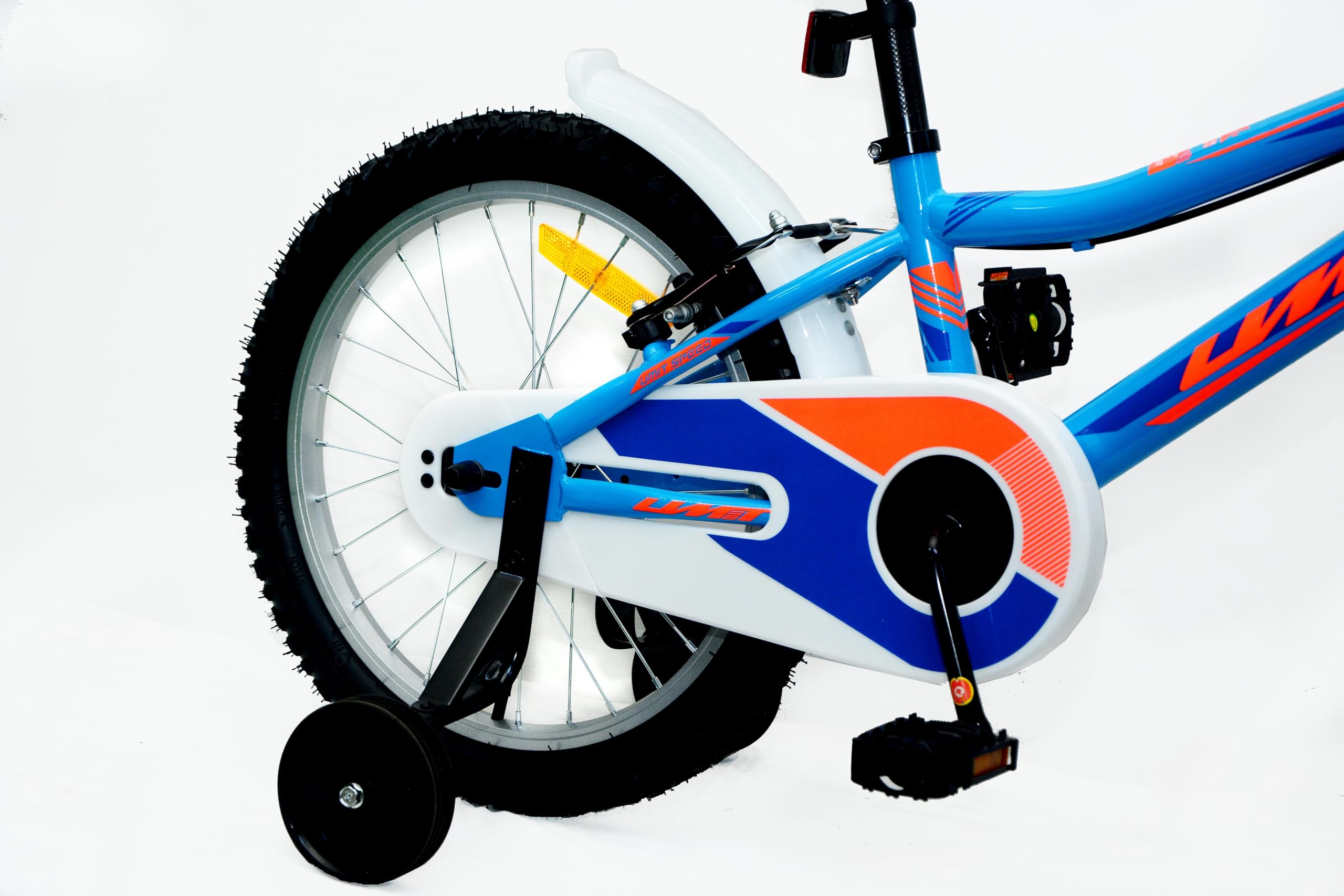 Bicicleta 18 Pulgadas niña | Bicicleta niña 6-8 años + Frenos V-Break + Estabilizadores + Cuadro Acero | Segura y Resistente