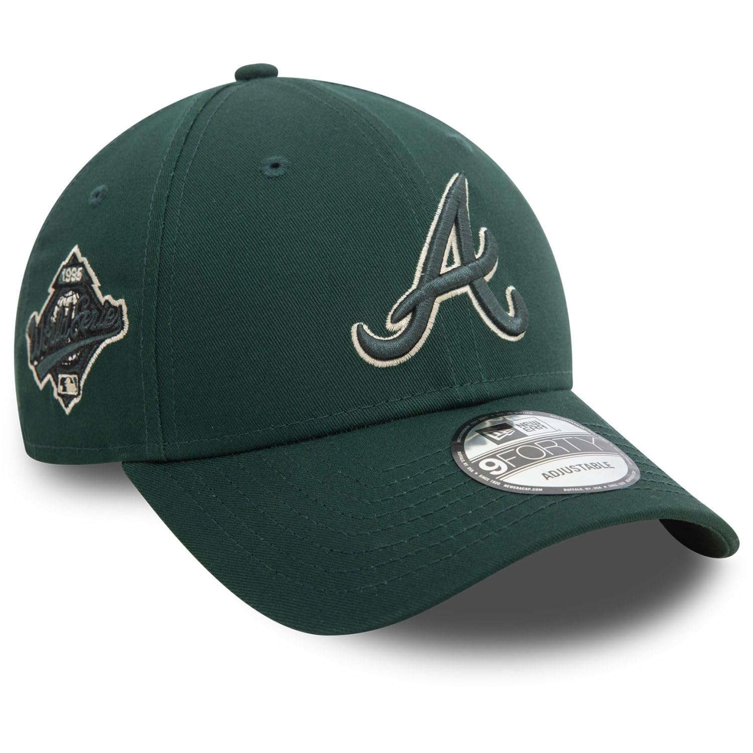 New Era 9Forty Strapback Cap World Series Atlanta Braves - One Size Charcoal