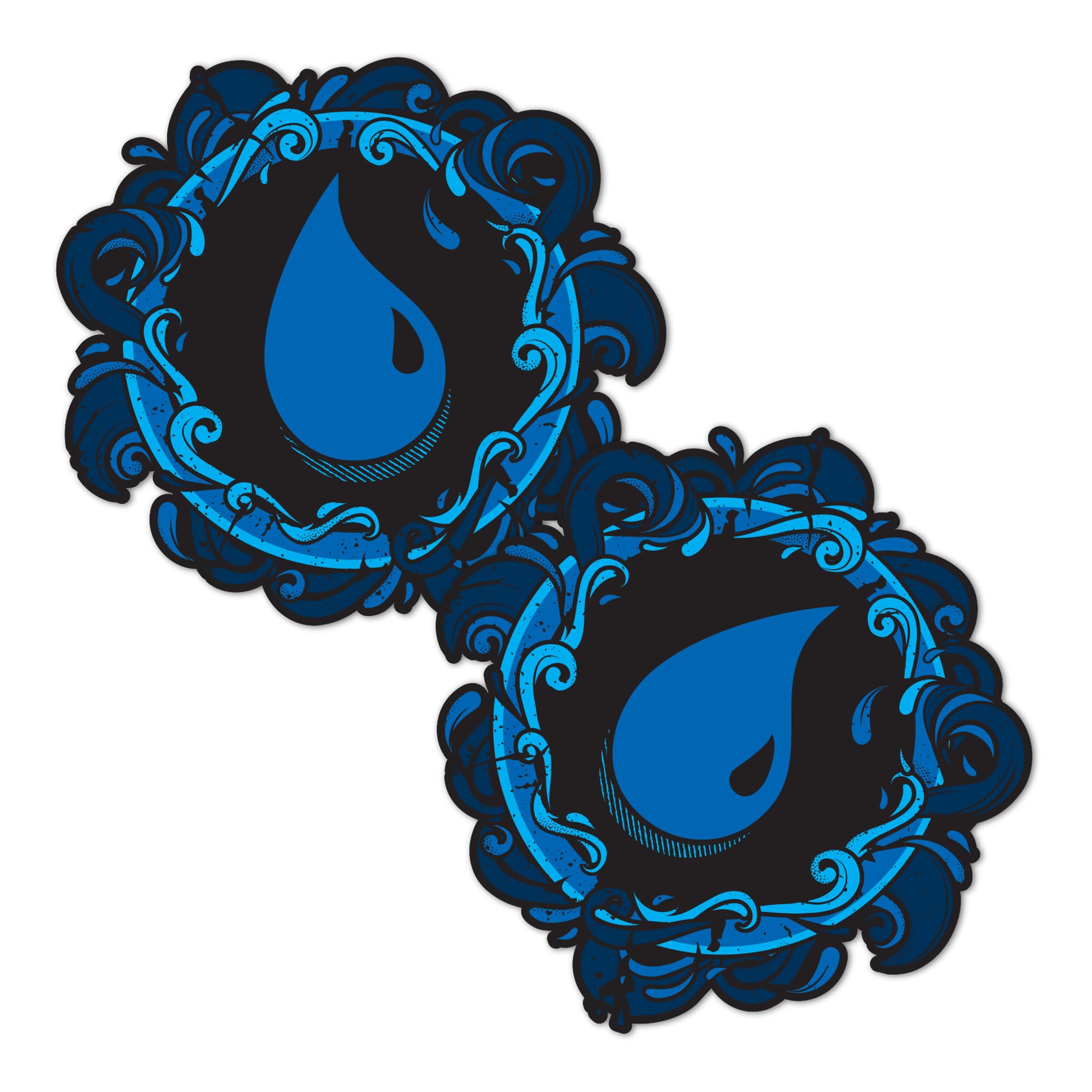 Desert Cactus Magic: The Gathering Deck Sticker Vinyl Decal Laptop Water Bottle Car Scrapbook Decorations Birthday Favor Party Supplies (Classic Mana