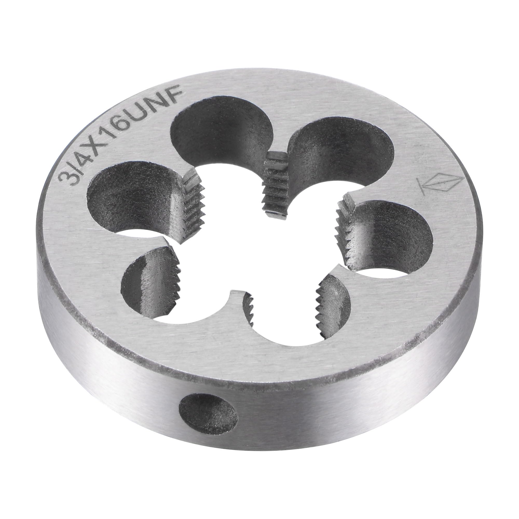 sourcing map Terraja, Terrajas de Roscar Métricas 3/4"-16 UNF, Terraja Redonda 45mm Diámetro Exterior, Troquel para Roscar de Aleación de Acero