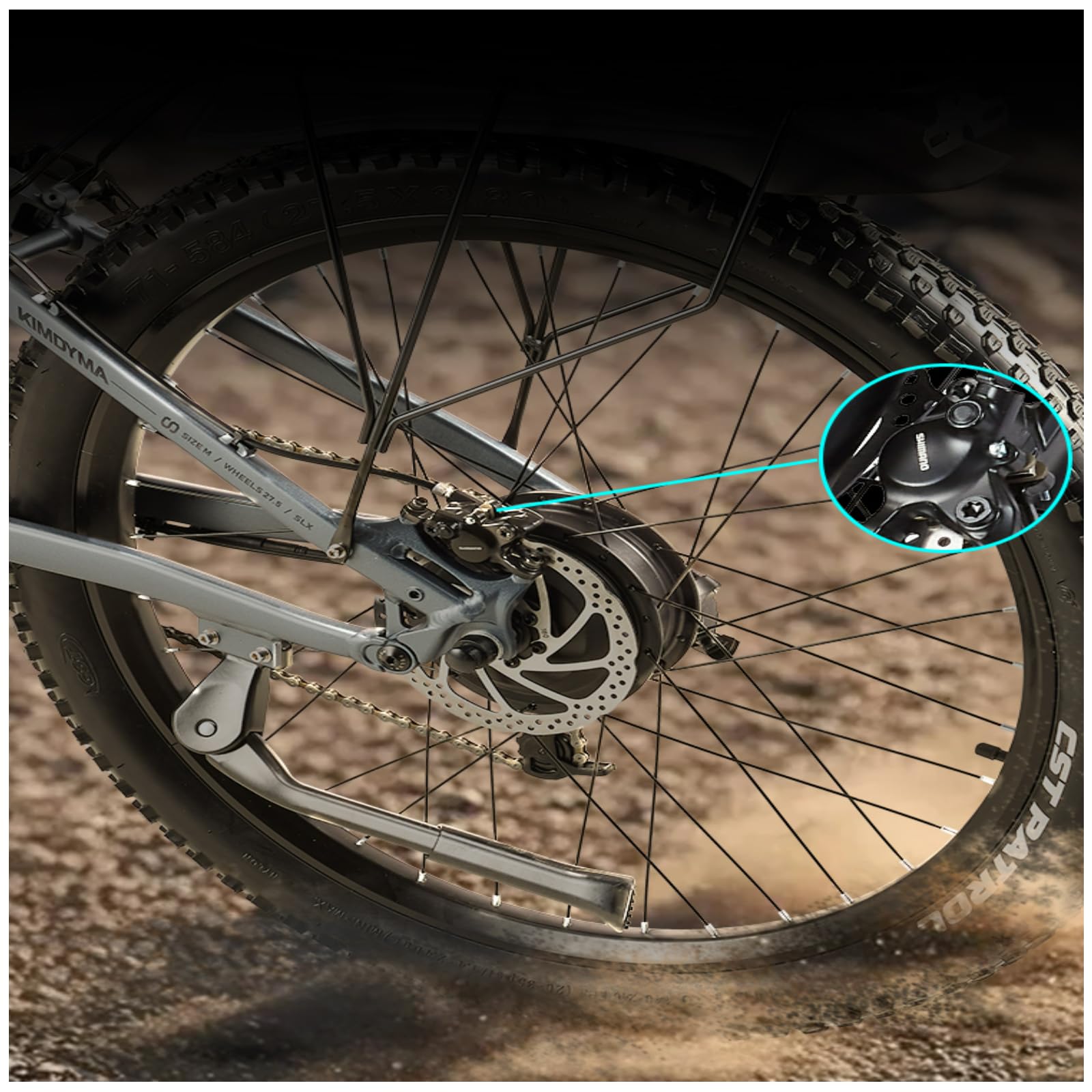 K1 EBike E-MTB mit Doppelfederung 27,5 Zoll | 48V 20Ah Akku 160 km Reichweite | 80Nm Motor, 9-Gang & 27,5×2,8 Bereifung | Unisex Stadttrail Geländetauglich