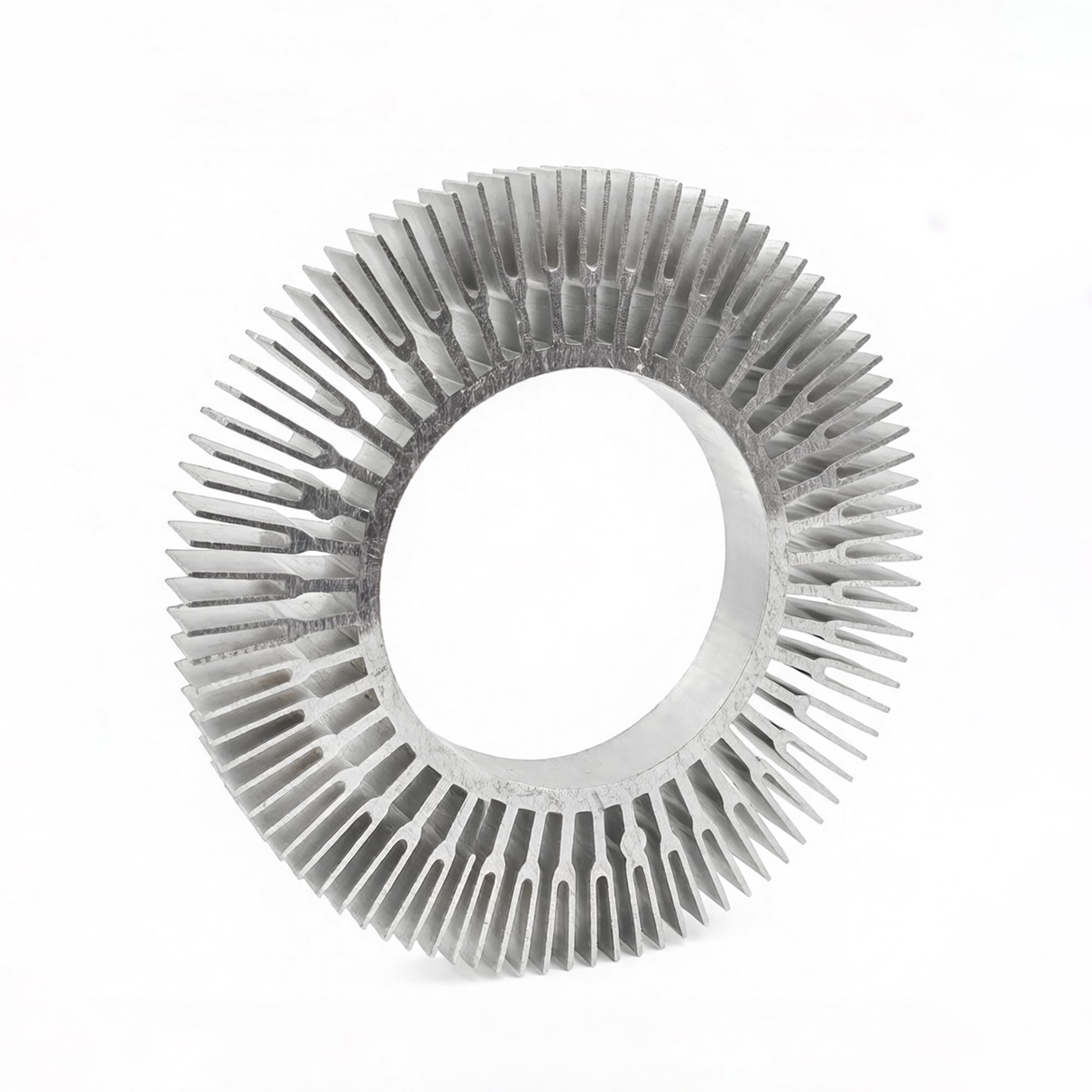 CHANCS Dissipatore di calore 149mmOD 79mm(7/64") ID Radiatore 50mmH 2PCS | Estrusione rotonda di alluminio 60W-120W per raffreddamento elettronico