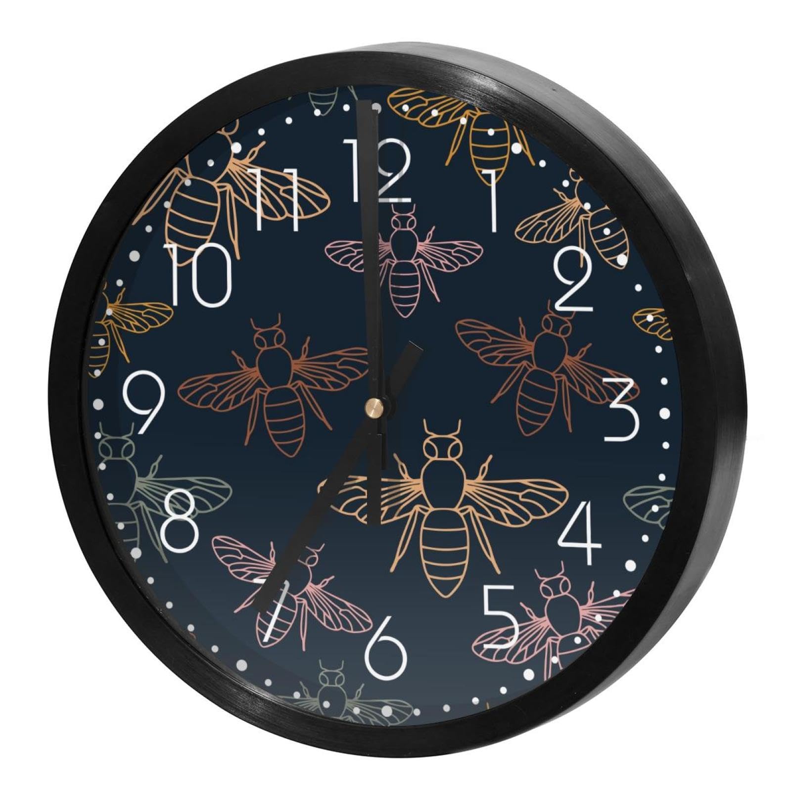 Horloge murale silencieuse sans tic-tac pour retrouver le sommeil et la concentration
