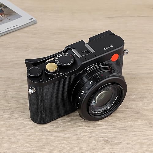 Miniatura 9 de Haoge Metal Thumb Up Grip para Leica D-LUX 8 Cámara Digital AccesoriosTHB-D8B Zapata Caliente Pulgar Arriba Soporte de Soporte