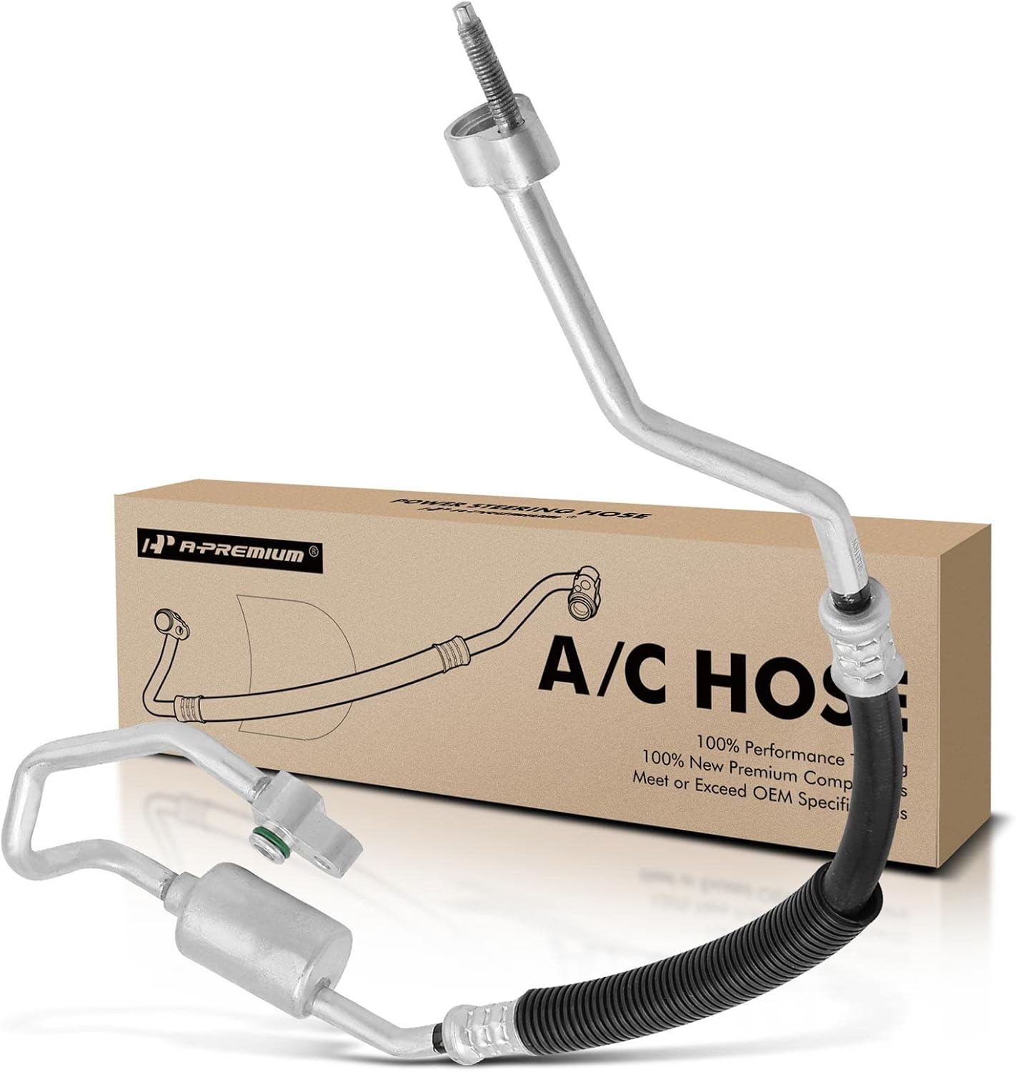 A-Premium A/C Discharge Line Hose Assembly Compatible with Ford Edge 2007-2014 & Lincoln MKX 2007-2015, 3.5L 3.7L, Compressor to Condenser