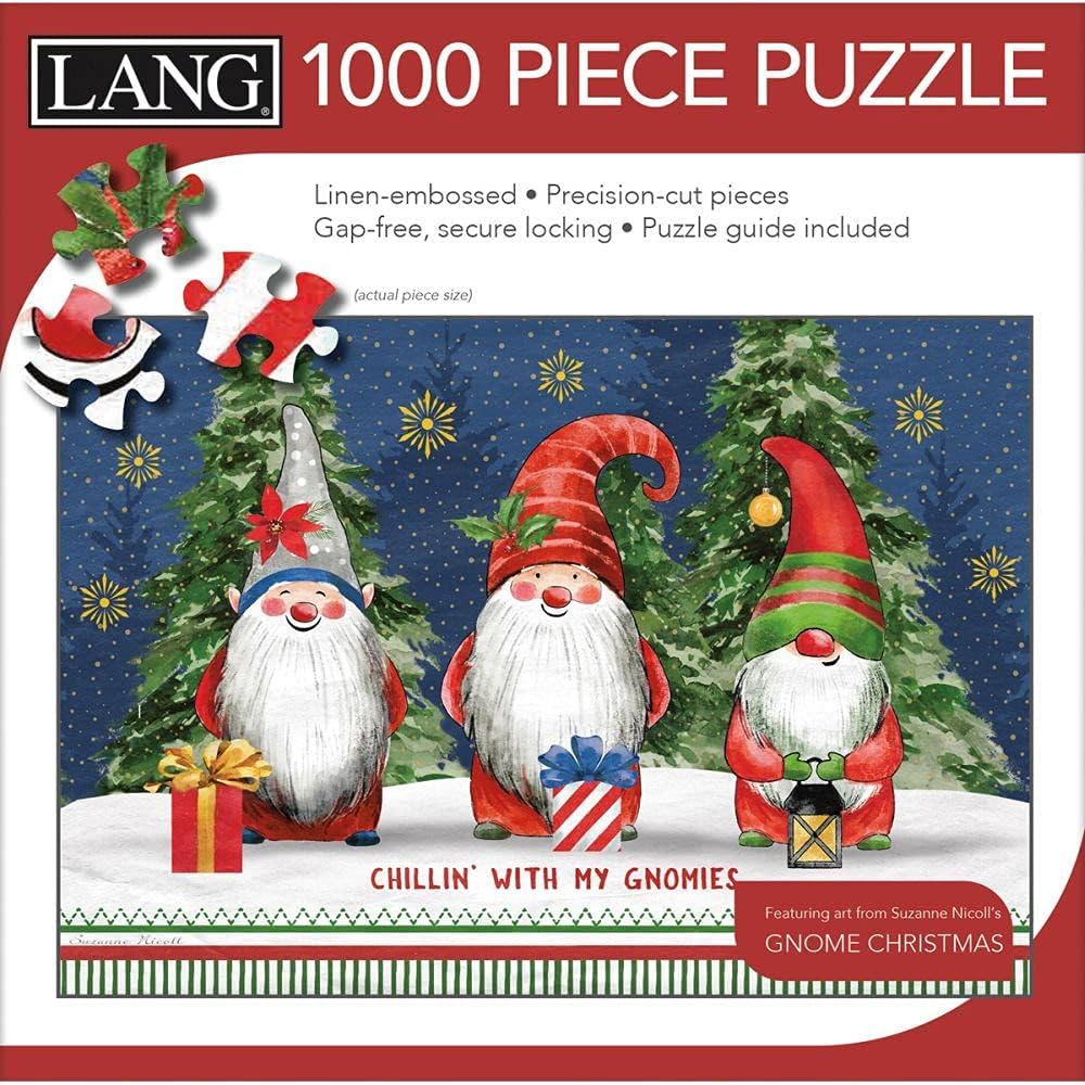 Lang GNOME Christmas Puzzle - 1000 PC (5038052), Multicolor image 5