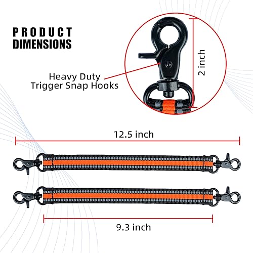 Miniatura 2 de MELOTOUGH Soporte de Cinta Eléctrica Correa de Cinta con Gancho de Resorte con Gatillo para Cinturón de Herramientas, Bolsa de Herramientas, Mochila