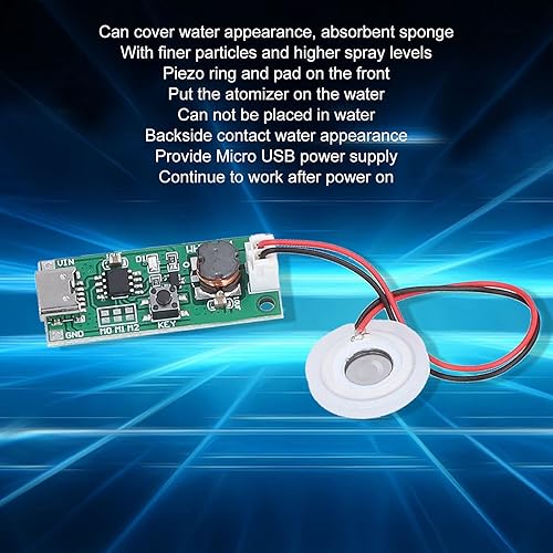 Miniatura 4 de Módulo humidificador USB, placa de atomización placa de circuito para atomizador Interruptor de sincronización de disco hogar Familia fabricante de