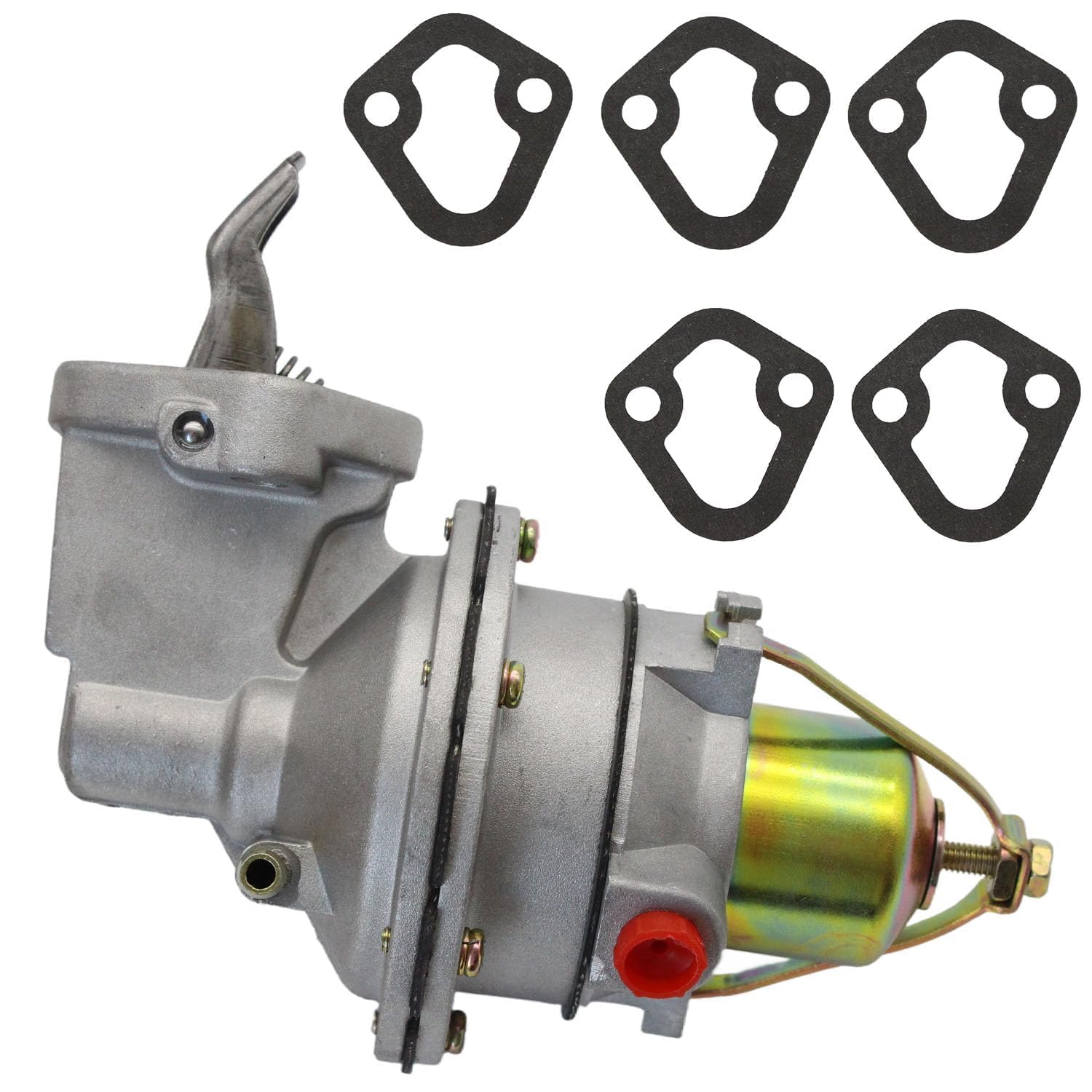 Photo 1 of Powkos 3.0 3.7 Fuel Pump for Mechanical 3854858 Compatible with Mercruiser 120 140 165 170 180 190 OMC Volvo Penta 181 Replaces 8M0073435 861676T09 18-7282 42725A3 9-35422 509407