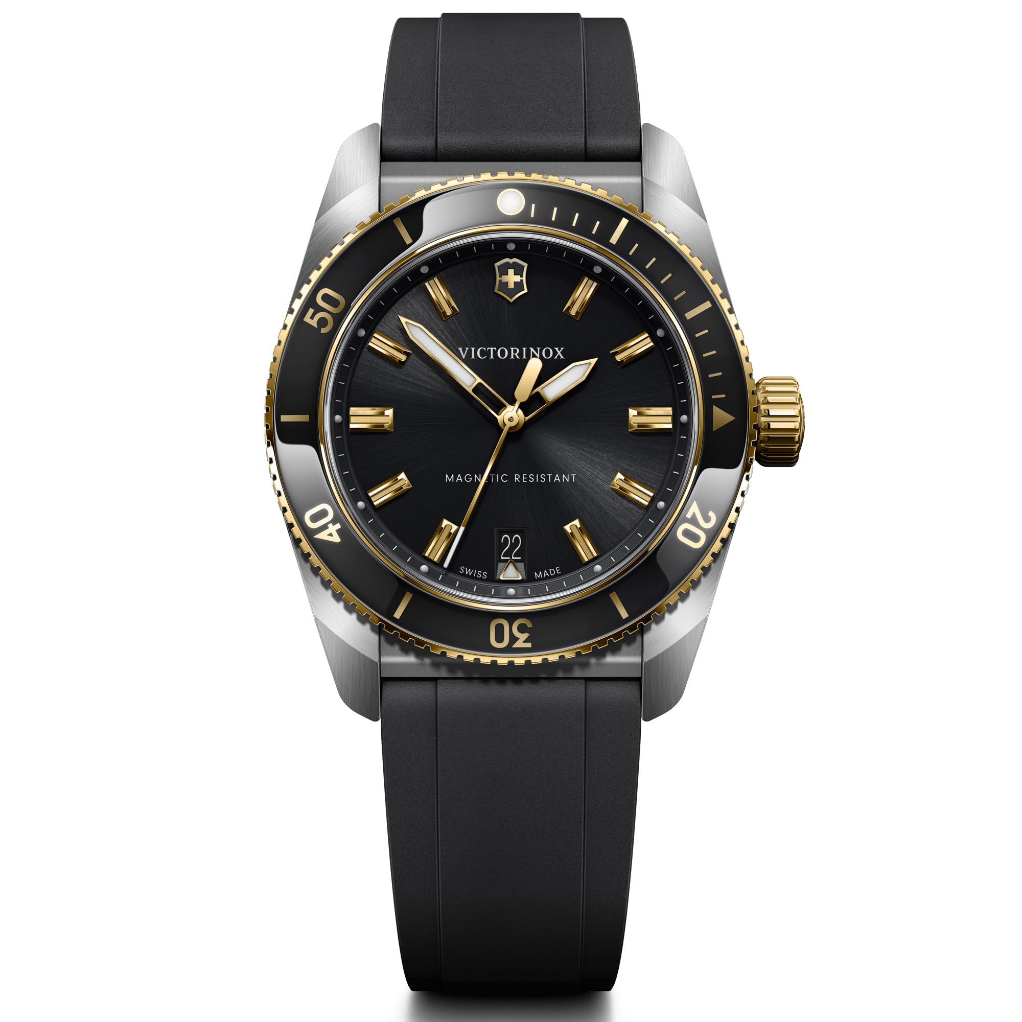 Victorinox Reloj V242099 Maverick Acero y Caucho